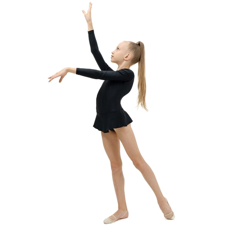Costum pentru gimnastica cu fusta Grace Dance Gymnastic leotard with skirt photo 3
