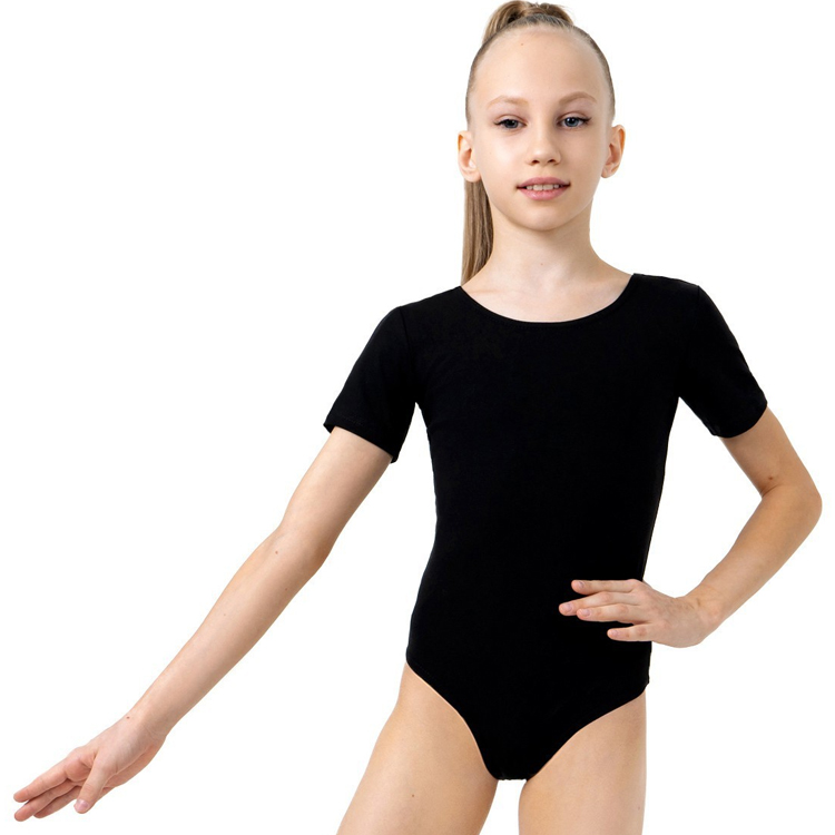 Costum p/u gimnastica maneca scurta Grace Dance Gymnastic leotard short sleeve photo 1