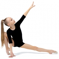 Costum pentru gimnastica cu sorti maneca 3/4 Grace Dance Gymnastic leotard sleeve 3/4 with shorts thumbnav 3
