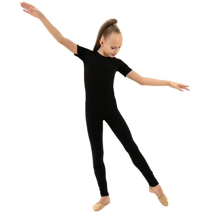 Комбинезон гимнастический короткий рукав Grace Dance Jumpsuit short sleeve photo 3