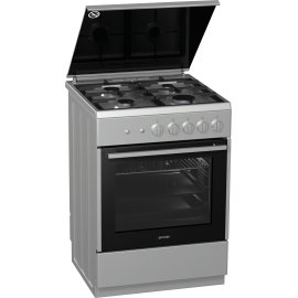 Газовая плита Gorenje G611E10XKA / 4 конфорок / 60 см / Нержавеющая сталь photo 1 Газовая плита Gorenje G611E10XKA / 4 конфорок / 60 см / Нержавеющая сталь photo 1