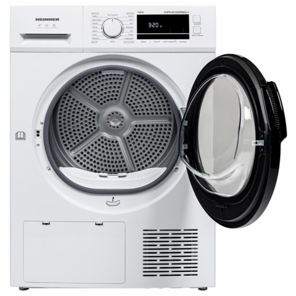 Masina de uscat rufe Heinner HHPD-M10G5PBKD++ / 10 kg / D / Alb photo 2