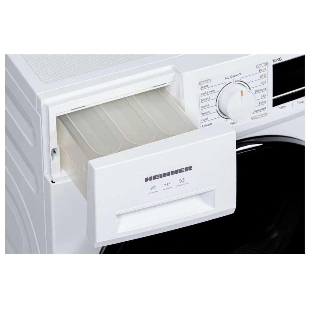 Masina de uscat rufe Heinner HHPD-M10G5PBKD++ / 10 kg / D / Alb photo 5