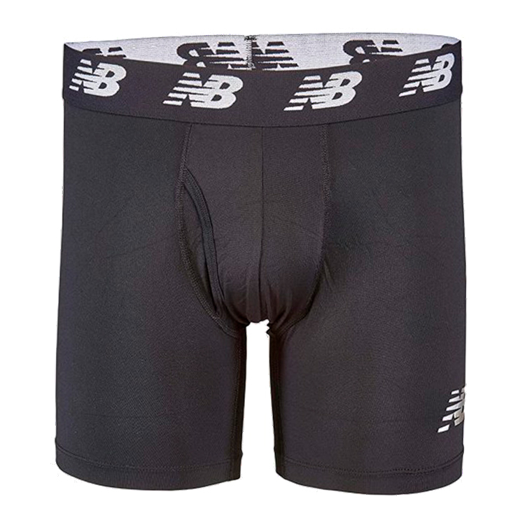 Boxeri New Balance Premium 6 Boxer Brief 3PK L Negru Barbati photo 2