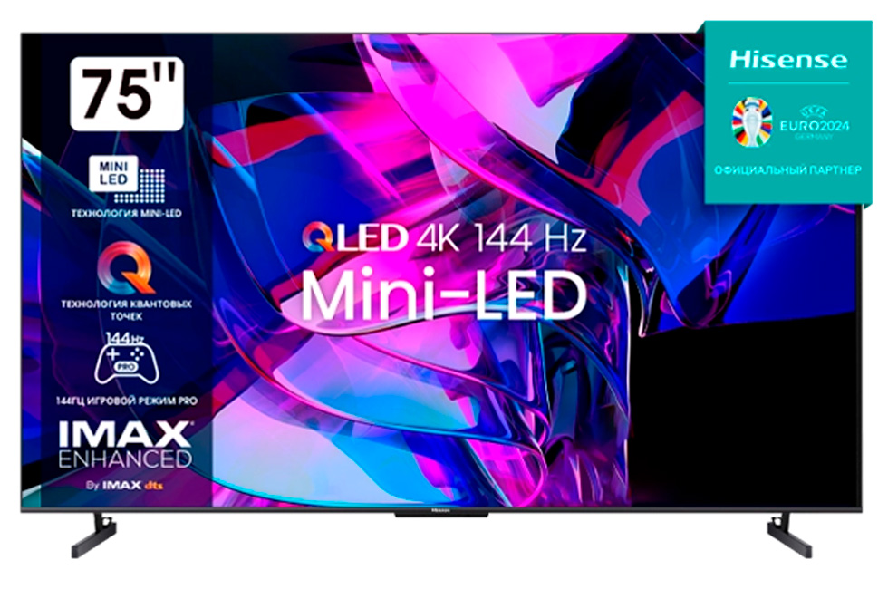 Телевизор Hisense 75U7KQ / 75" / Mini LED / UHD 4K photo 1 Телевизор Hisense 75U7KQ / 75" / Mini LED / UHD 4K photo 1