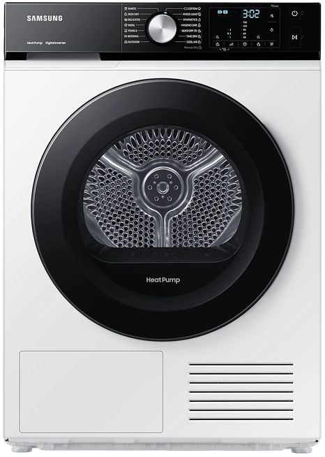Сушильная машина Samsung DV90BBA245AELE / 9 кг / A+++ / Белый photo 1