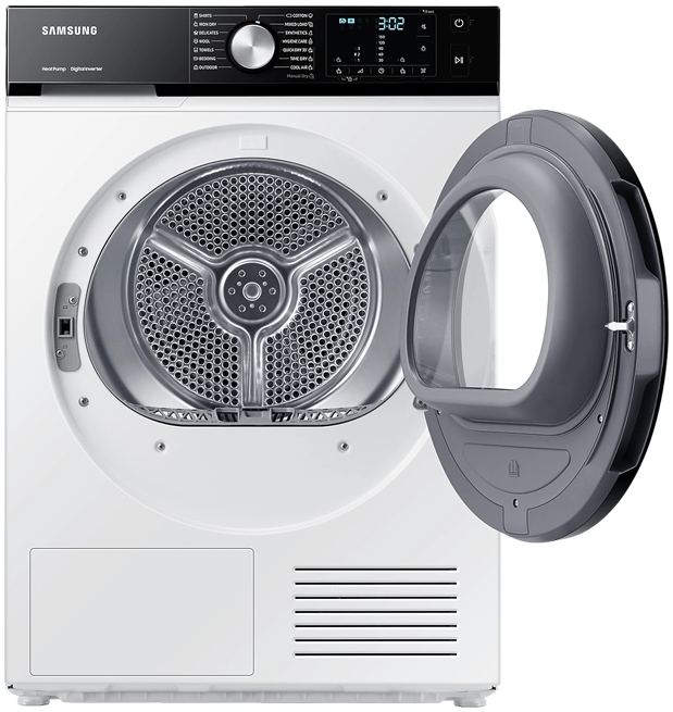 Сушильная машина Samsung DV90BBA245AELE / 9 кг / A+++ / Белый photo 3