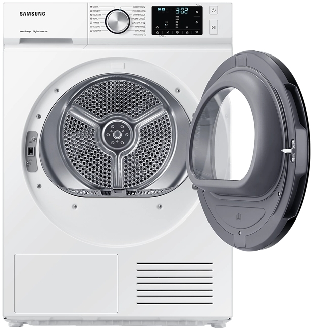 Сушильная машина Samsung DV90BBA245AWLE / 9 кг / A+++ / Белый photo 6