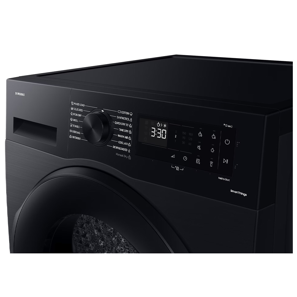 Сушильная машина Samsung DV90CGC0A0ABLE / 9 кг / A++ / Черный photo 3