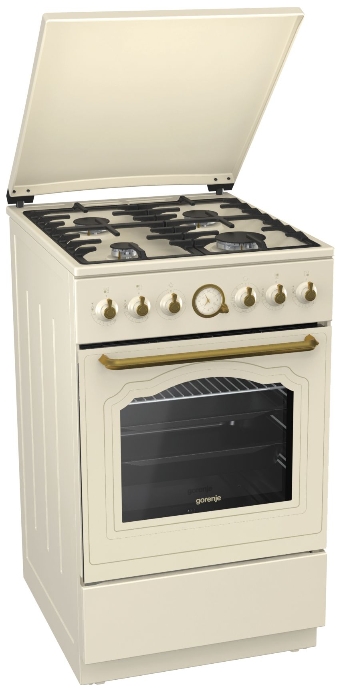 Газовая плита Gorenje GI52CLI / 4 конфорок / 50 см / Бежевый photo 2