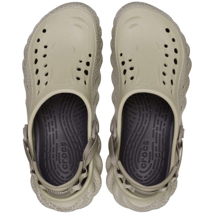 Slapi Crocs Echo Crackle Clog pt Femei / 37-38 / Gri photo 3