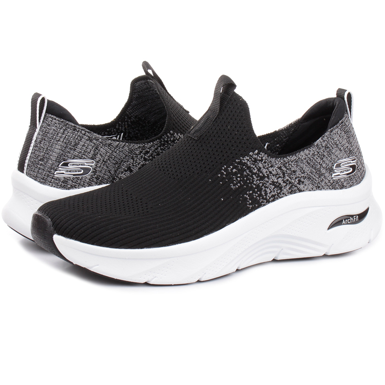 Кроссовки Skechers ARCHFITDLUX- Key Journey / Женский / 35 / Черный/Белый photo 5