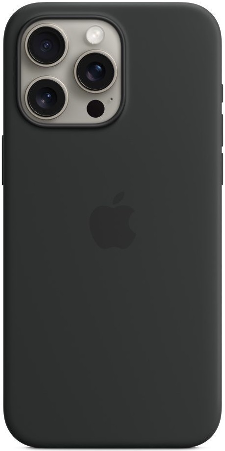 Husa Pentru smartphone Apple iPhone 15 Pro Max Silicone Case Black (MT1M3ZMA) Negru photo 1 Husa Pentru smartphone Apple iPhone 15 Pro Max Silicone Case Black (MT1M3ZMA) Negru photo 1