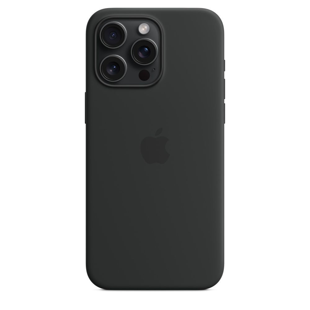 Husa Pentru smartphone Apple iPhone 15 Pro Max Silicone Case Black (MT1M3ZMA) Negru photo 4