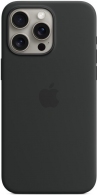 Husa Apple iPhone 15 Pro Max Silicone Case Black (MT1M3ZMA) thumbnav 1