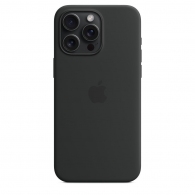 Husa Apple iPhone 15 Pro Max Silicone Case Black (MT1M3ZMA) thumbnav 4