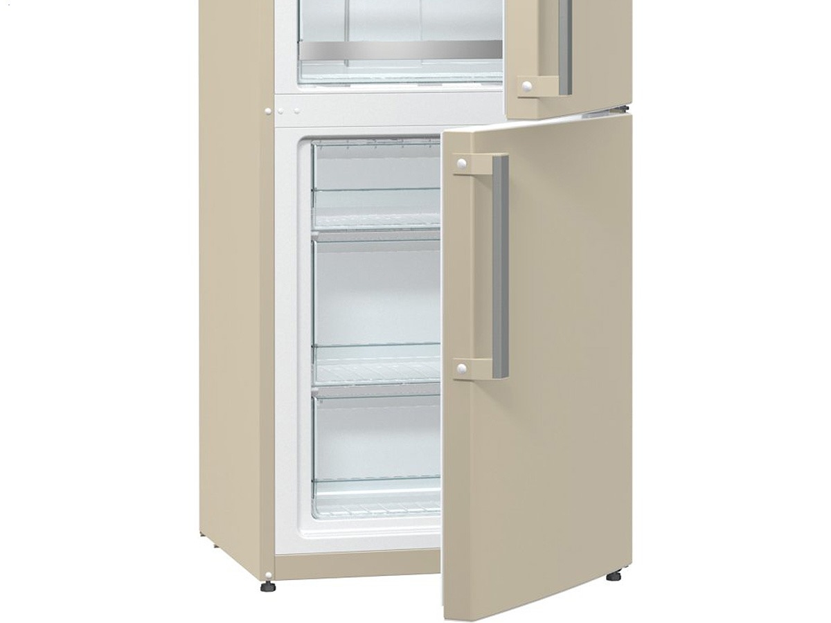 Frigider cu doua usi Gorenje NRK6192MC / 306 l / 185 cm / A++ / Bej photo 3