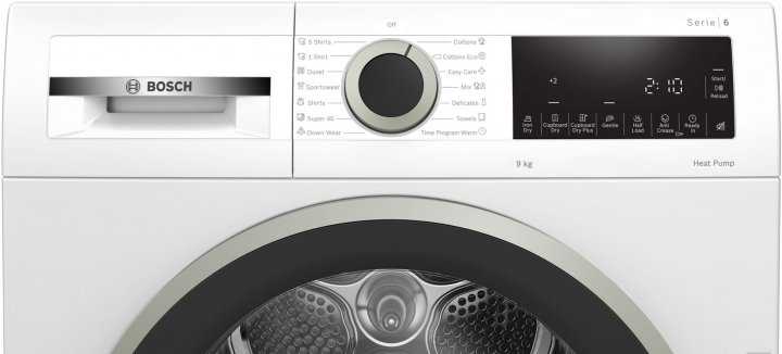 Сушильная машина Bosch WQG242A0ME / 8 кг / A+ / Белый photo 2