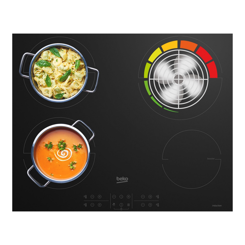 Встраиваемая индукционная панель Beko HII64200SFMT photo 7