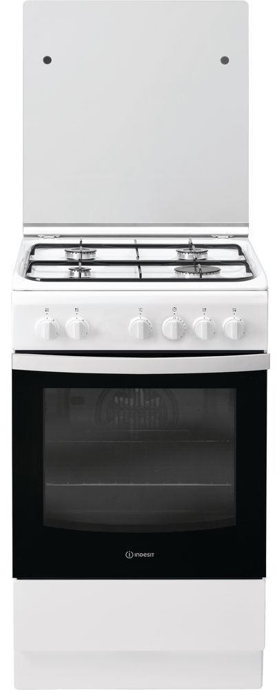 Газовая плита Indesit IS5G0PMW/E / 4 конфорок / 50 см / Белый photo 1 Газовая плита Indesit IS5G0PMW/E / 4 конфорок / 50 см / Белый photo 1