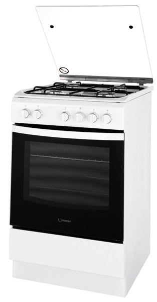 Газовая плита Indesit IS5G0PMW/E / 4 конфорок / 50 см / Белый photo 4