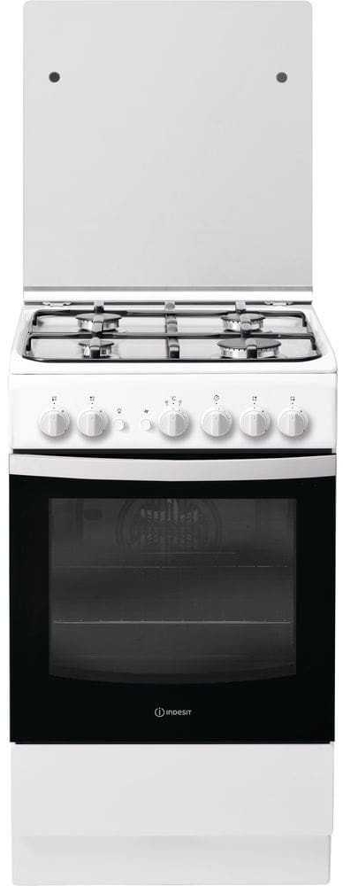 Газовая плита Indesit IS5G1PMW/E / 4 конфорок / 50 см / Белый photo 1