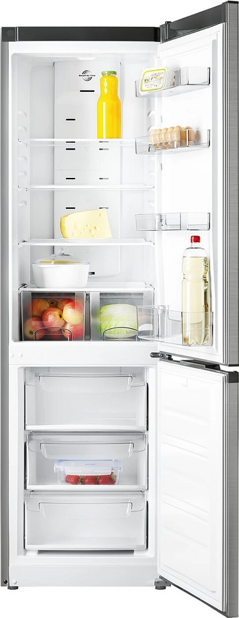 Frigider cu doua usi Atlant XM4424049NL / 334 l / 196.8 cm / A / Inox photo 2