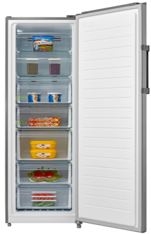 Congelator Midea 312XNF, 227 l, 172 cm, A+, Inox photo 