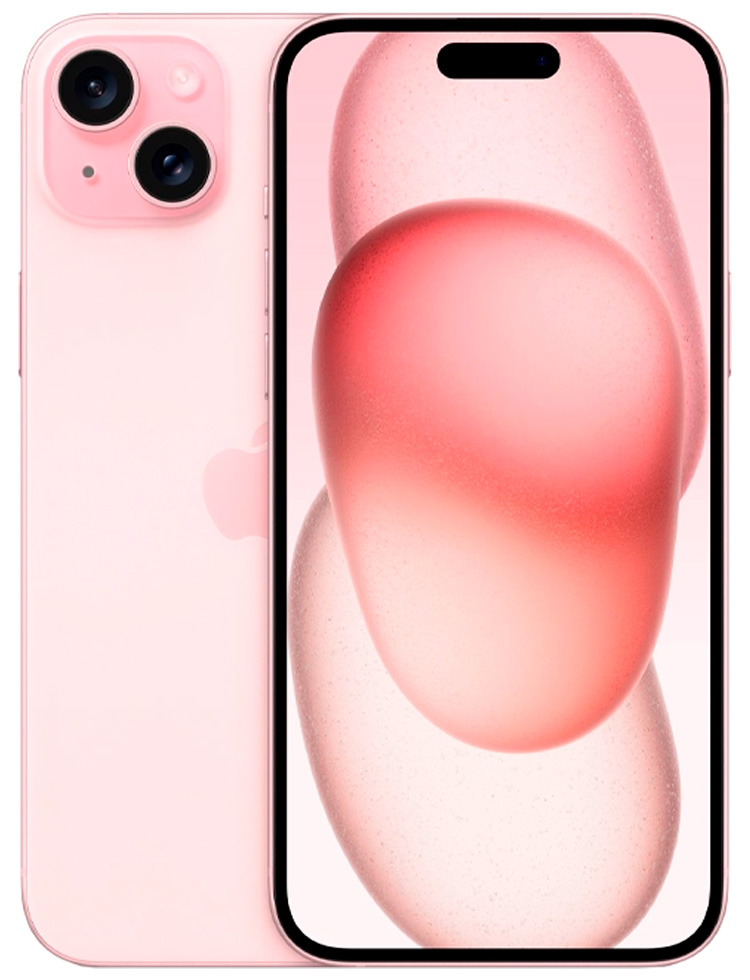 Смартфон Apple iPhone 15 Plus / 6.7'' / 6 ГБ / 128 ГБ / Розовый photo 1 Смартфон Apple iPhone 15 Plus / 6.7'' / 6 ГБ / 128 ГБ / Розовый photo 1