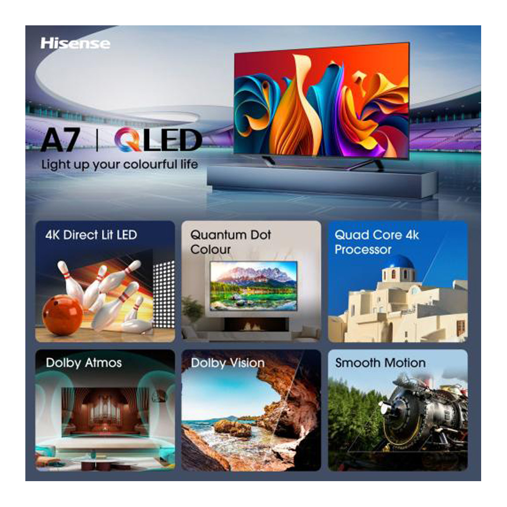 Televizor Hisense 50A7NQ / 50" / QLED / UHD 4K photo 6
