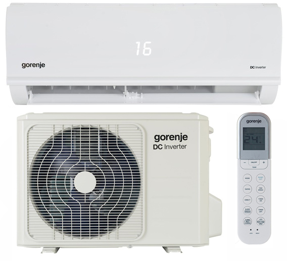 Кондиционер Gorenje KAS35NDCINV/KAS35ZDCINV 12000 BTU / 35 м2 / Инверторный / R410а / A photo 1