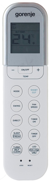 Кондиционер Gorenje KAS35NDCINV/KAS35ZDCINV 12000 BTU / 35 м2 / Инверторный / R410а / A photo 6