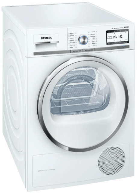 Masina de uscat rufe Siemens WT47Y781OE / 9 kg / / Alb photo 1