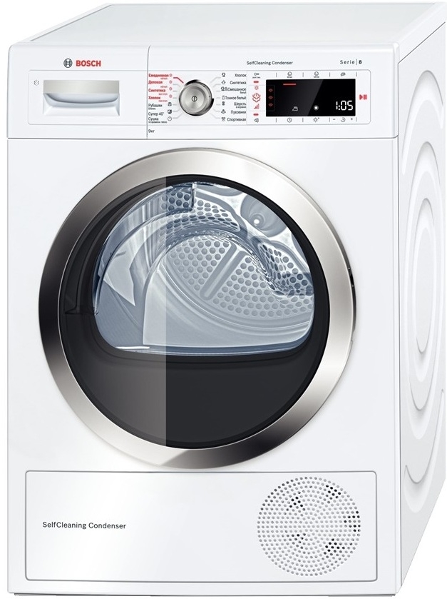 Сушильная машина Bosch WTW85560OE / 9 кг / A++ / Белый photo 1 Сушильная машина Bosch WTW85560OE / 9 кг / A++ / Белый photo 1