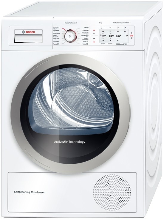 Сушильная машина Bosch WTY87780OE / 9 кг / A++ / Белый photo 1 Сушильная машина Bosch WTY87780OE / 9 кг / A++ / Белый photo 1