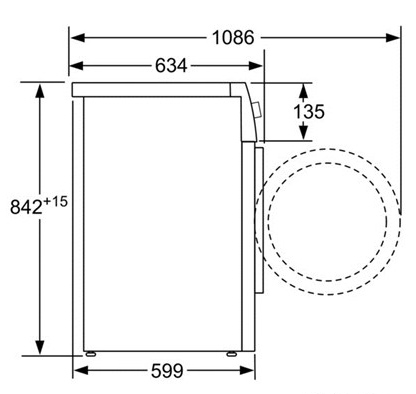 Сушильная машина Bosch WTY87780OE / 9 кг / A++ / Белый photo 4