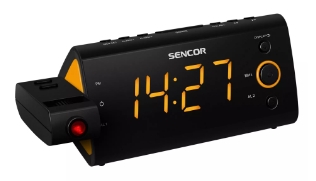 Radio cu ceas Sencor SRC330OR Digital / Negru / Stereo photo 1 Radio cu ceas Sencor SRC330OR Digital / Negru / Stereo photo 1