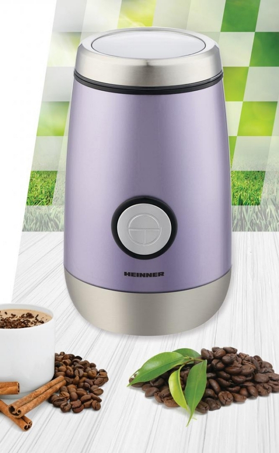 Кофемолка Heinner HCG150MOV Роторная / Фиолетовый photo 2