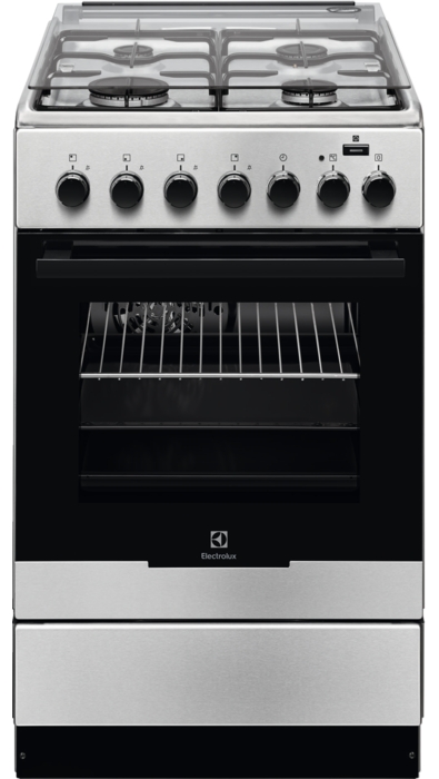 Газовая плита Electrolux EKK52950OX / 4 конфорок / 50 см / Нержавеющая сталь photo 1