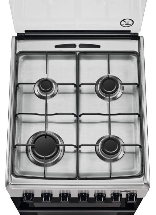 Газовая плита Electrolux EKK52950OX / 4 конфорок / 50 см / Нержавеющая сталь photo 2
