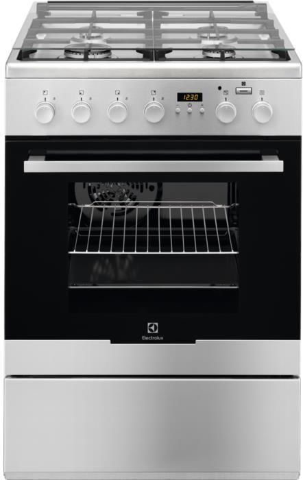 Plita de gaz Electrolux EKK64982OX / 4 arzatoare / 60 cm / Inox photo 1 Plita de gaz Electrolux EKK64982OX / 4 arzatoare / 60 cm / Inox photo 1