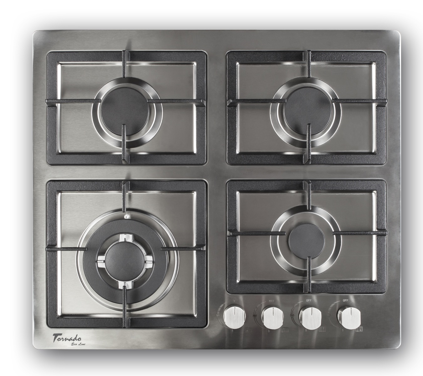 Встраиваемая  газовая панель Tornado TR 121 ECO IRON INOX photo 