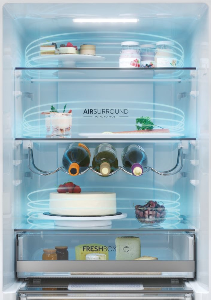 Frigider cu doua usi Haier HDW5620CNPD / 377 l / 200 cm / C / Gri photo 9