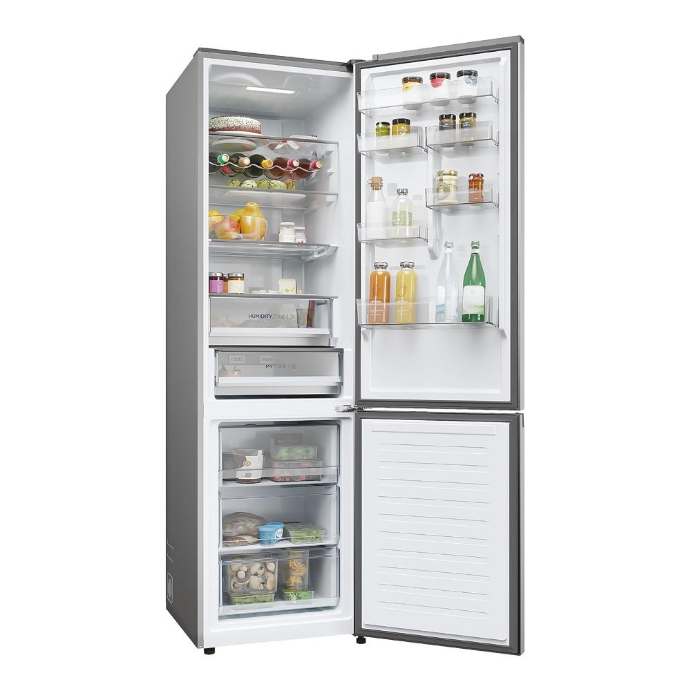 Холодильник двухдверный Haier HDPW5620CNPK / 406 л / 205 см / C / Серый photo 2