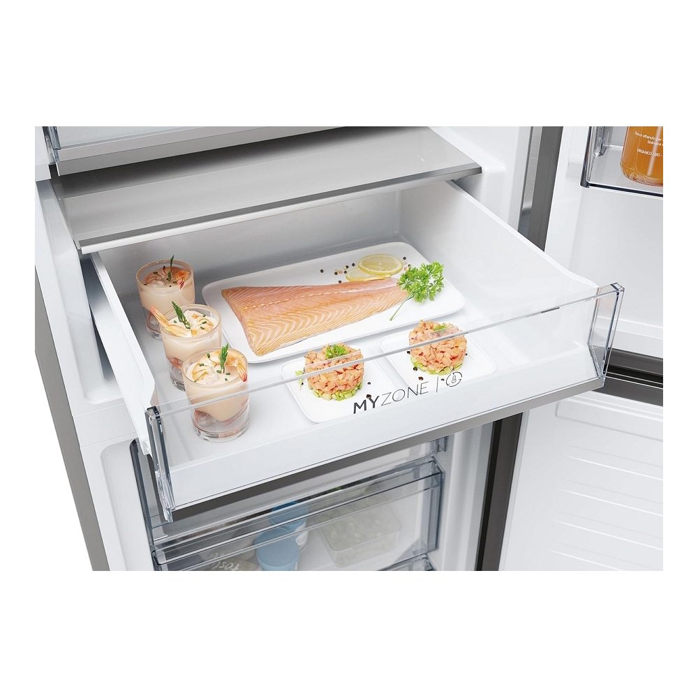 Холодильник двухдверный Haier HDPW5620CNPK / 406 л / 205 см / C / Серый photo 8