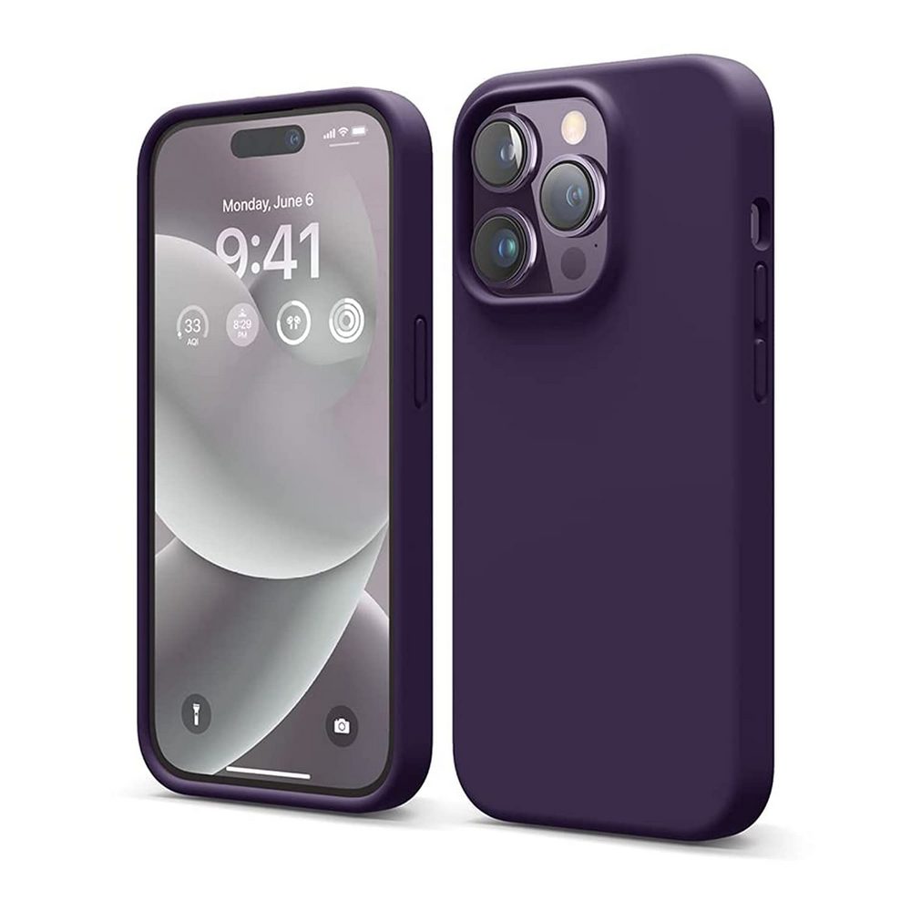 Чехол Для смартфона Helmet Liquid Silicone iPhone 14 Pro Фиолетовый photo 1 Чехол Для смартфона Helmet Liquid Silicone iPhone 14 Pro Фиолетовый photo 1