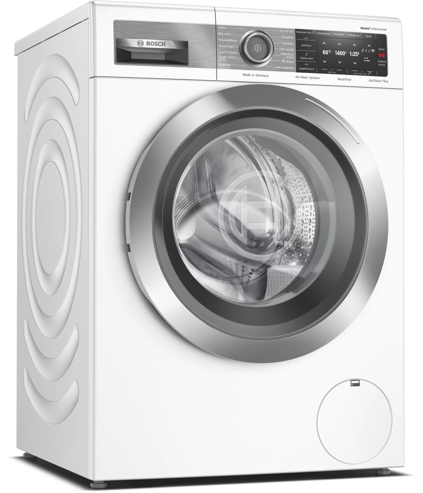 Стиральная машина Bosch WAXH8G91PL 10 кг / 1400 об/мин / B / Белый photo 1 Стиральная машина Bosch WAXH8G91PL 10 кг / 1400 об/мин / B / Белый photo 1