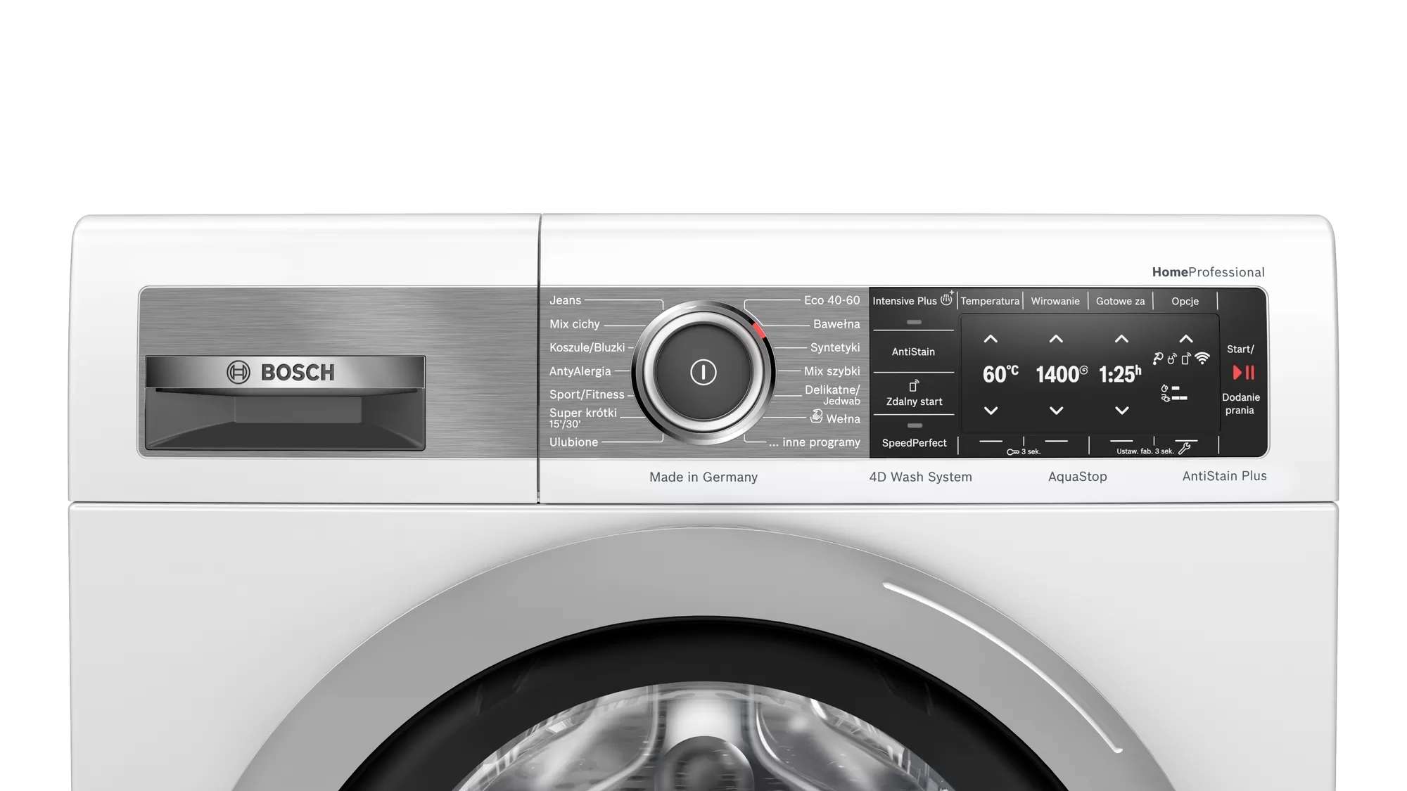 Стиральная машина Bosch WAXH8G91PL 10 кг / 1400 об/мин / B / Белый photo 2