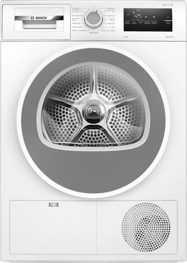 Сушильная машина Bosch WTH86277PL / 8 кг / A++ / Белый photo 1
