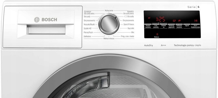 Сушильная машина Bosch WTR87TS0PL / 8 кг / A++ / Белый photo 3